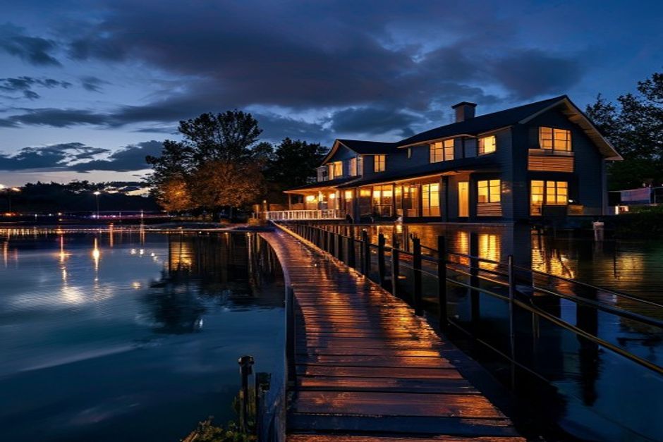 Landscape lighting in Mercer Island, WA
