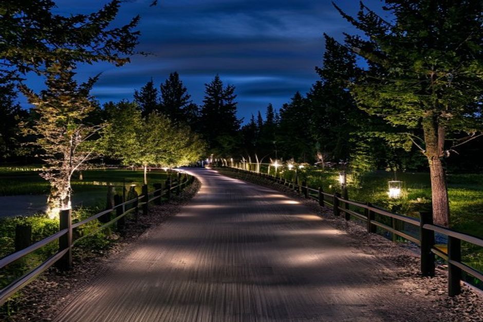 Landscape lighting in Woodinville, WA